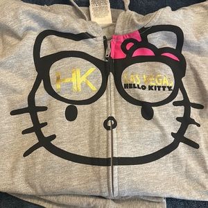 Hello Kitty thinner 80/20 cotton/poly hoodie Las Vegas XL